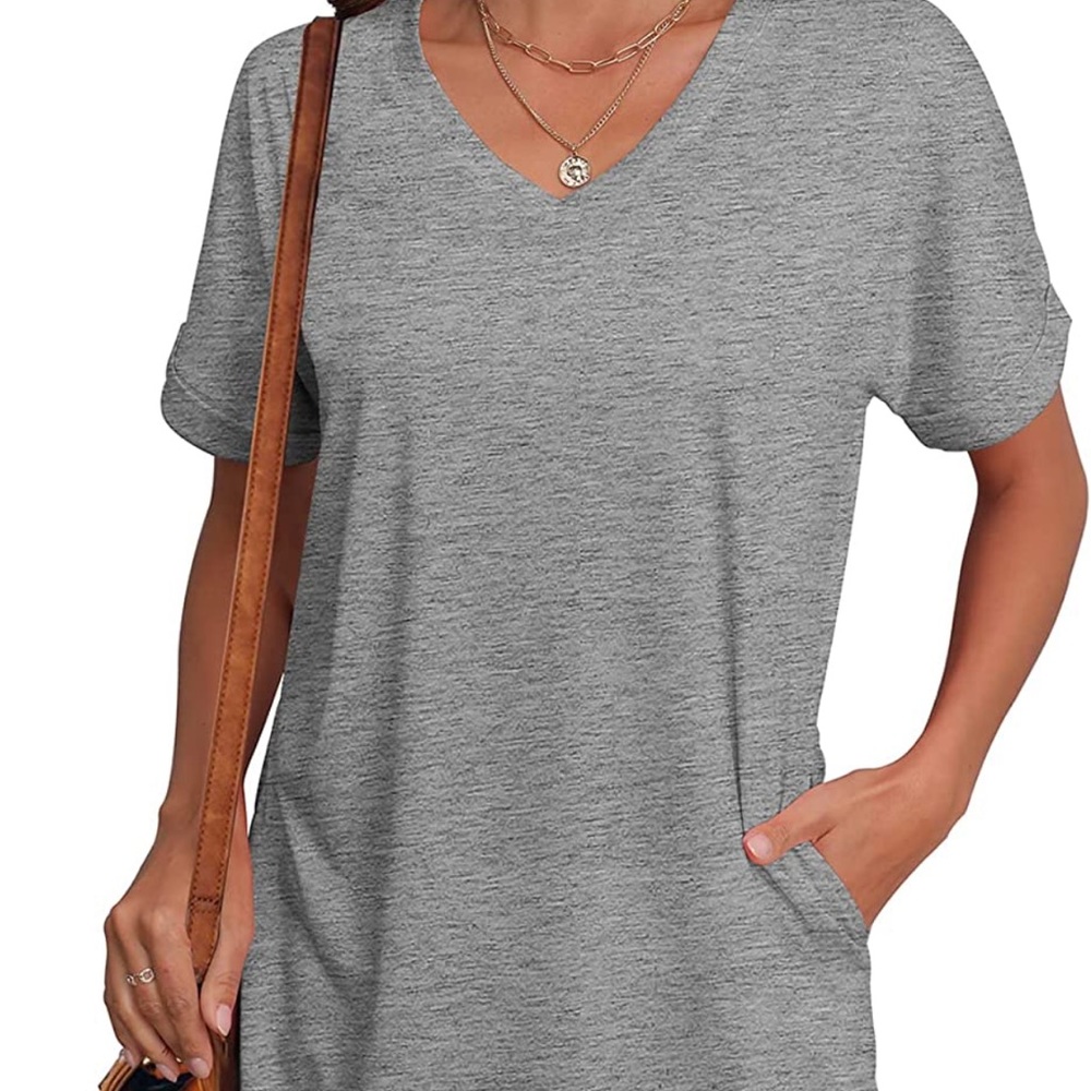 Grey tshirt dress